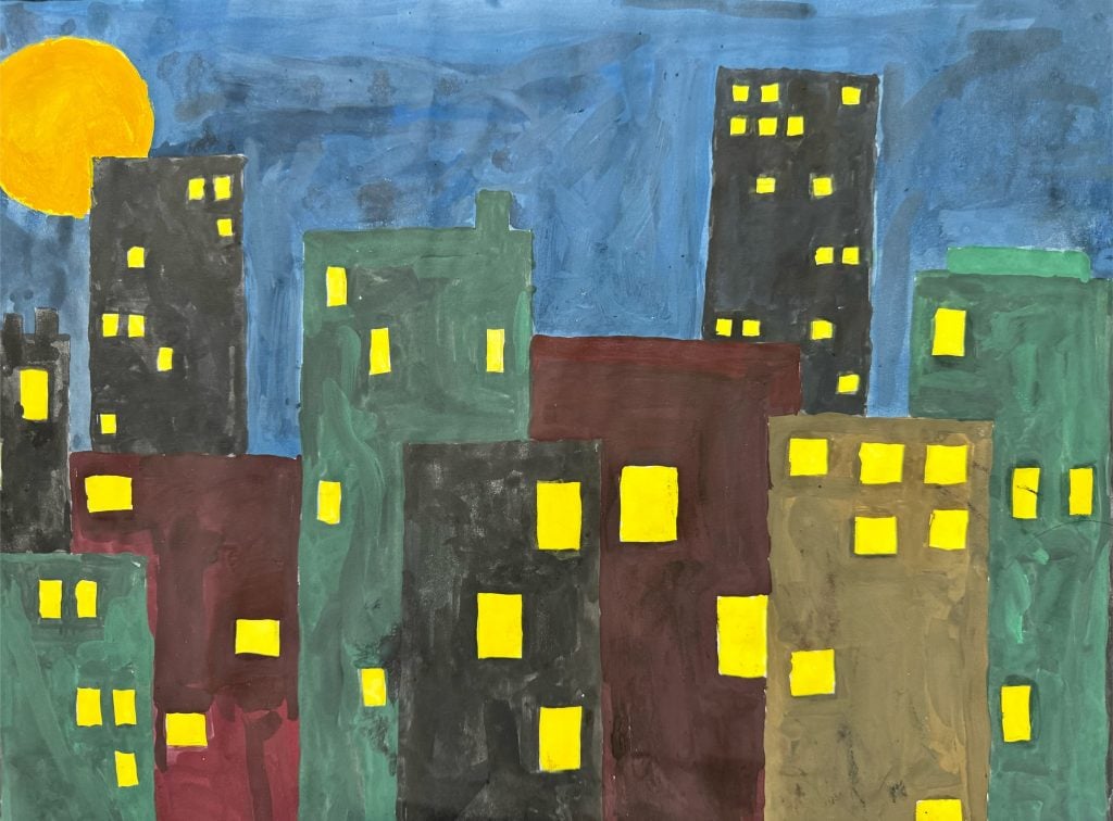 Stadt bei Nacht